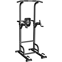Sportsroyals Power Tower Dip Station Pull Up Bar for Home Gym Strength Training Workout Equipment- 200KG.